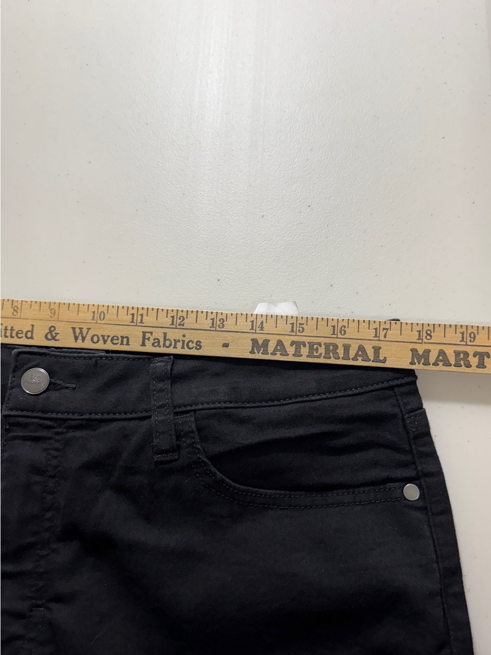 LEE RIDERS Women 18P Black Midrise Bootcut Jeans Comfort Stretch Pants Capsule - Picture 5 of 12